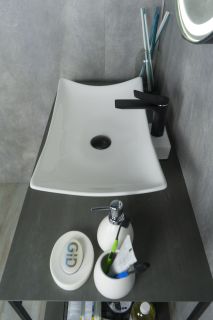 Раковина Gid N9176 51129 накладная белая 56x42x10.5